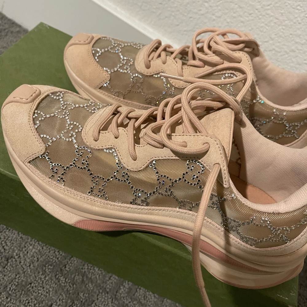 Mesh Gucci Rhyton Sneakers - Picture 3 of 3